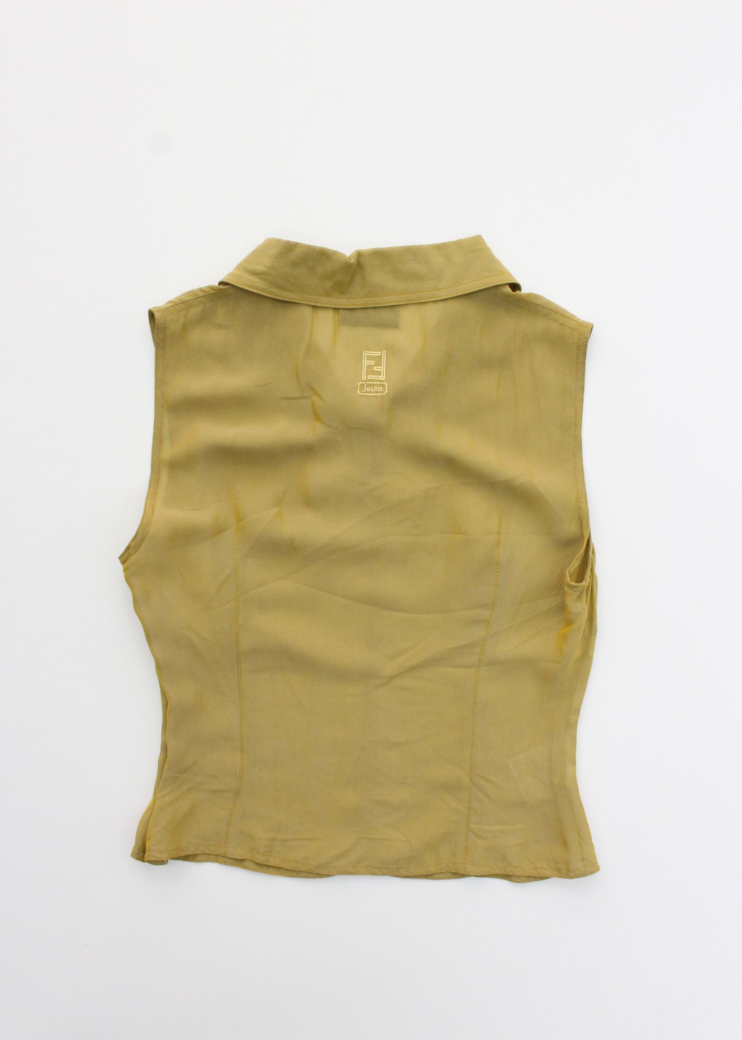 Fendi Sheer Sleeveless Top