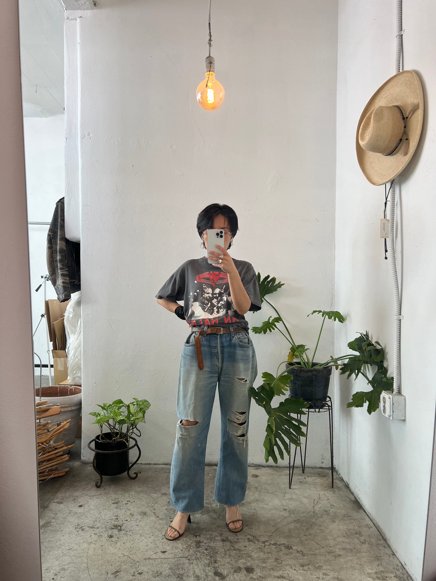 80s Distressed Levi's 501 w34 L26