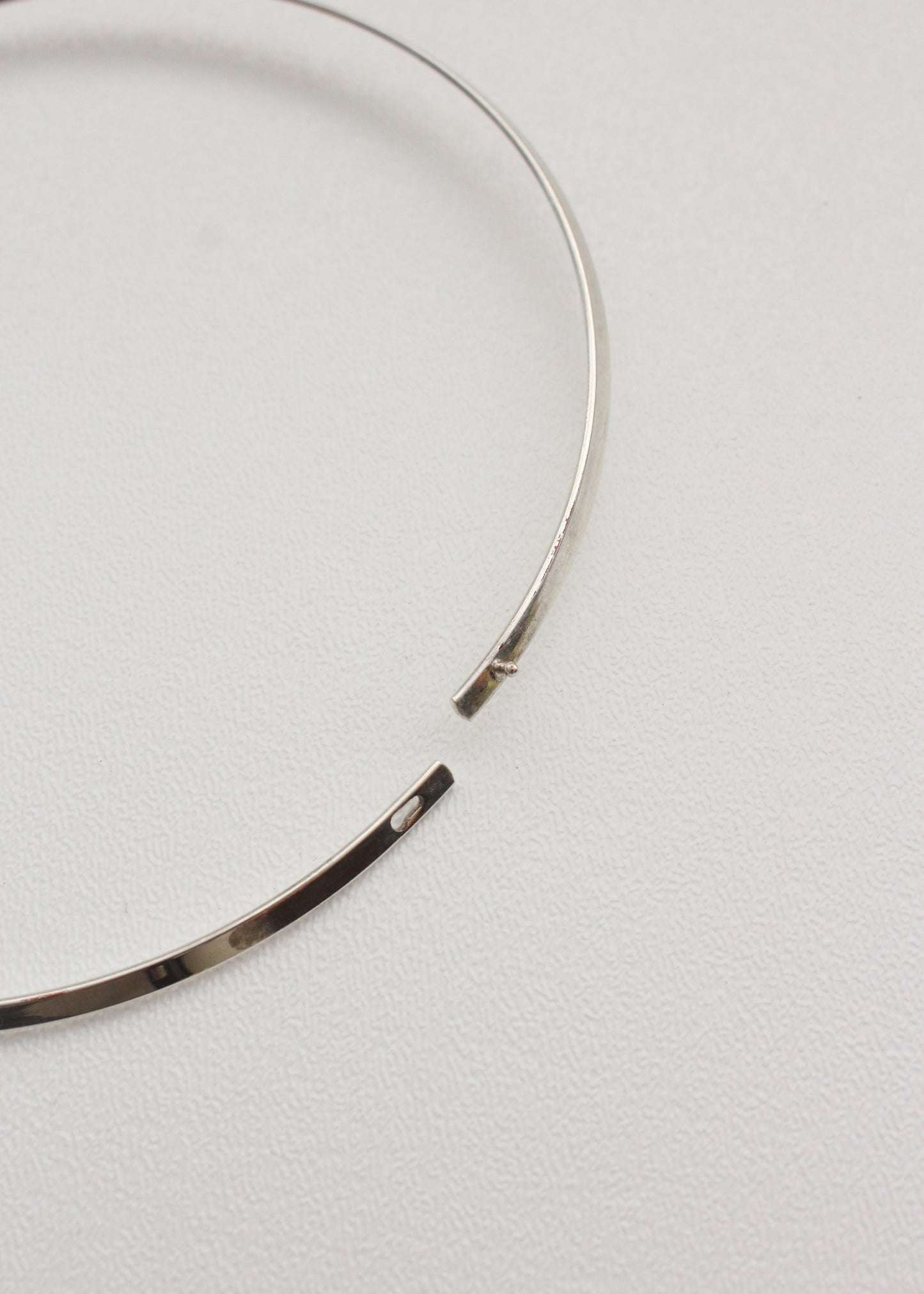Shell Top Sterling Silver Choker