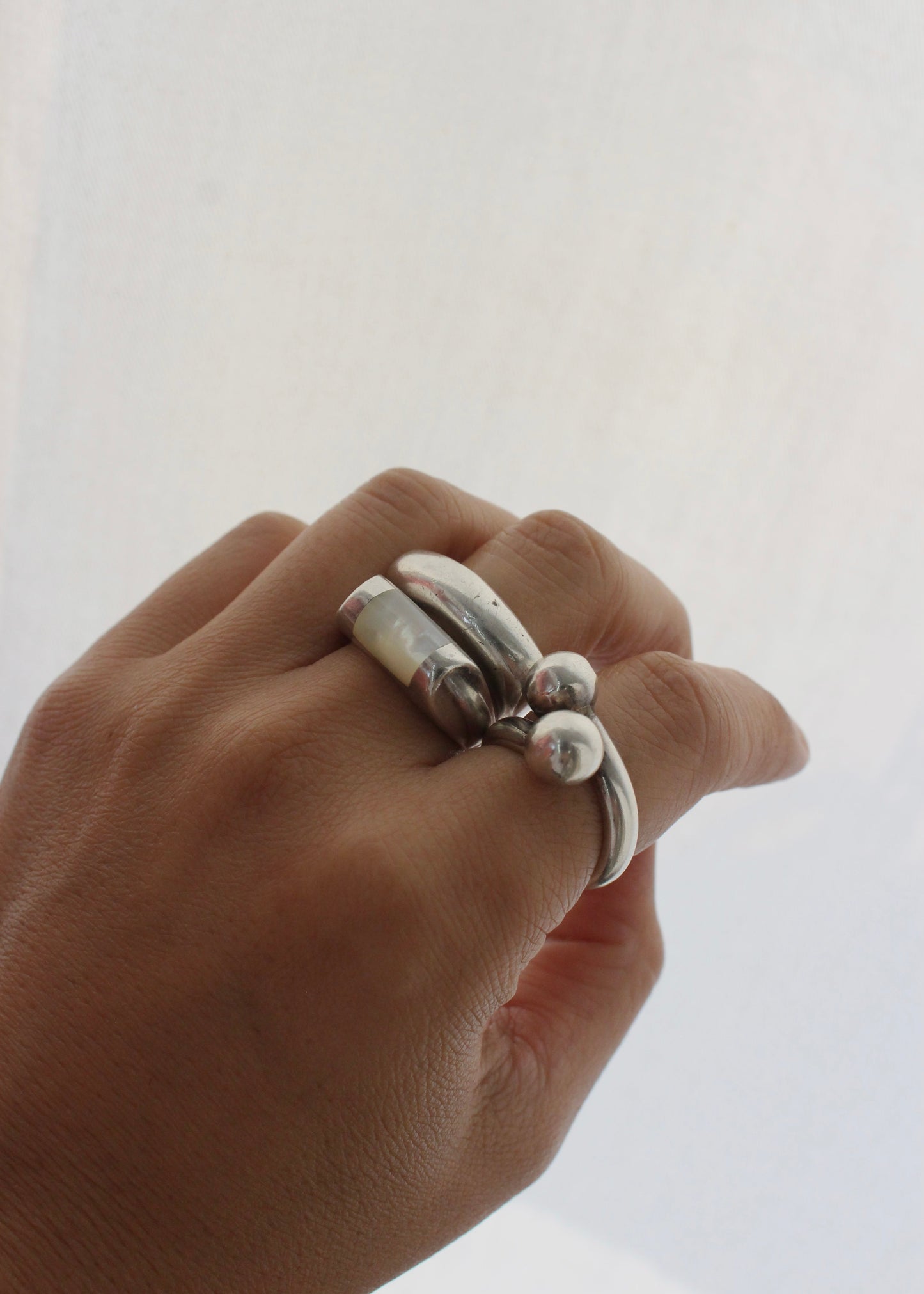 Bar Sterling Silver Ring 6