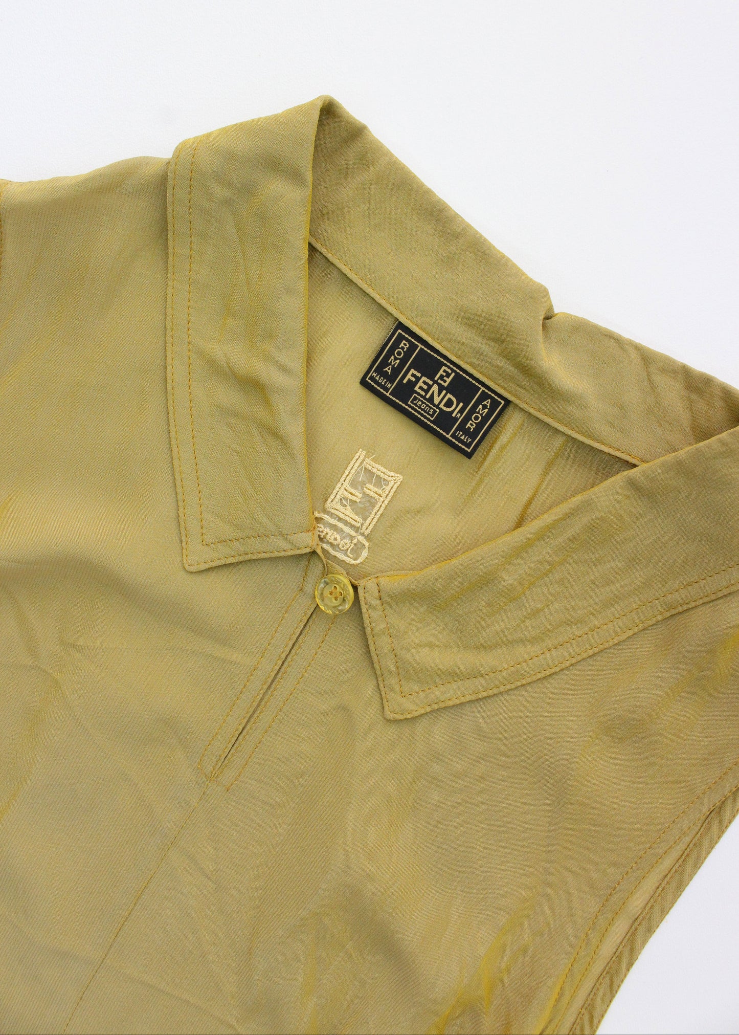 Fendi Sheer Sleeveless Top