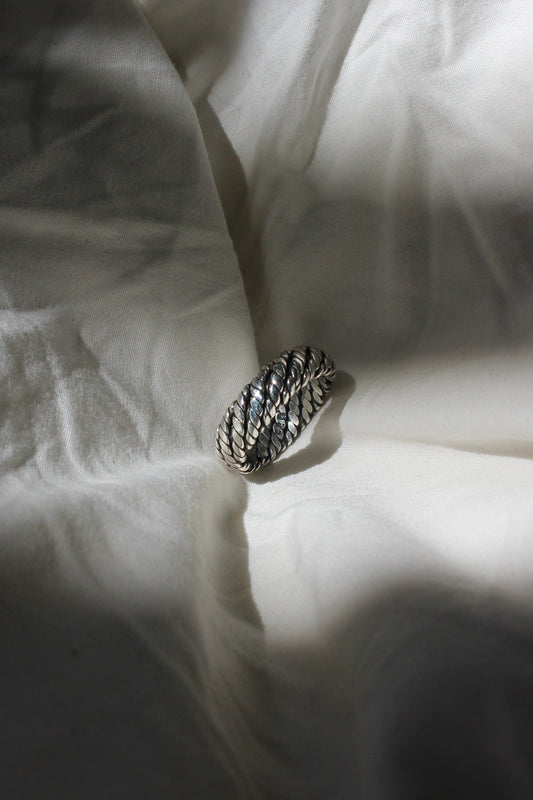 Chain Silver Ring US 6.75