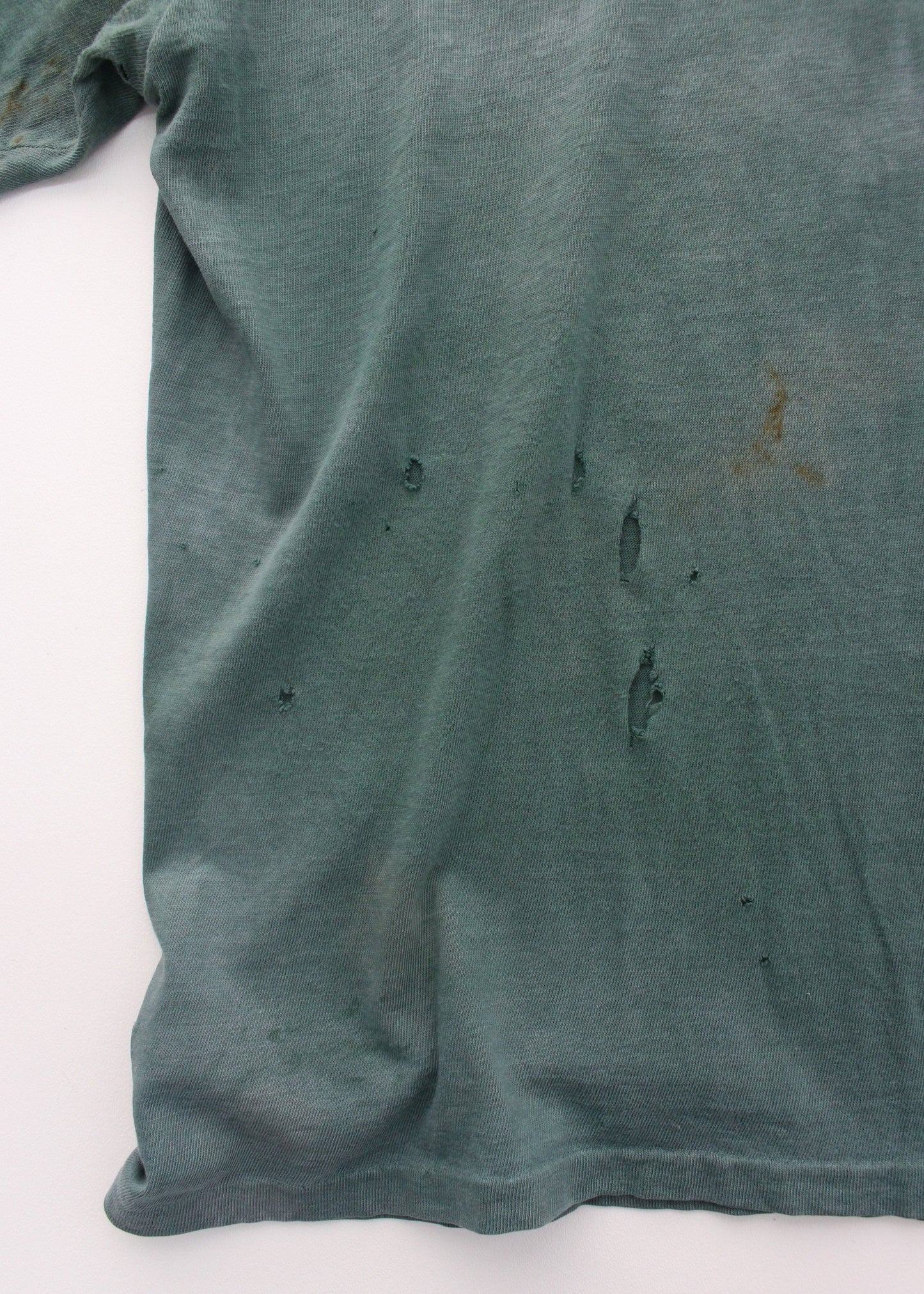 BORO Distressed Tshirt Teal