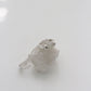 Shell Bar Sterling Silver Ring 7.5