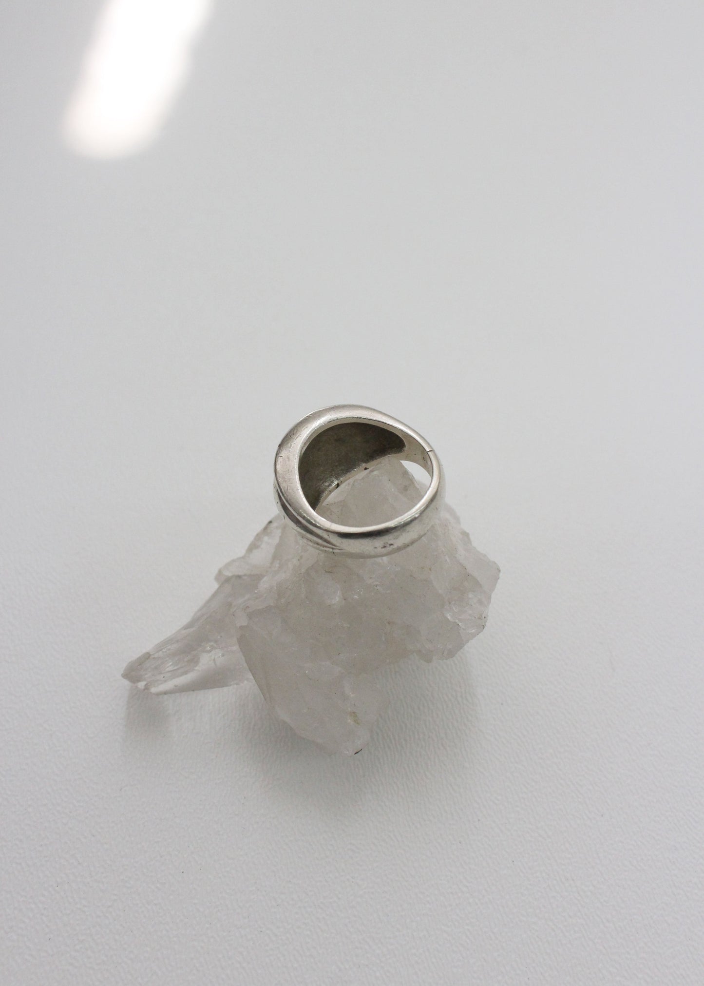 Groove Sterling Silver Ring 7.75