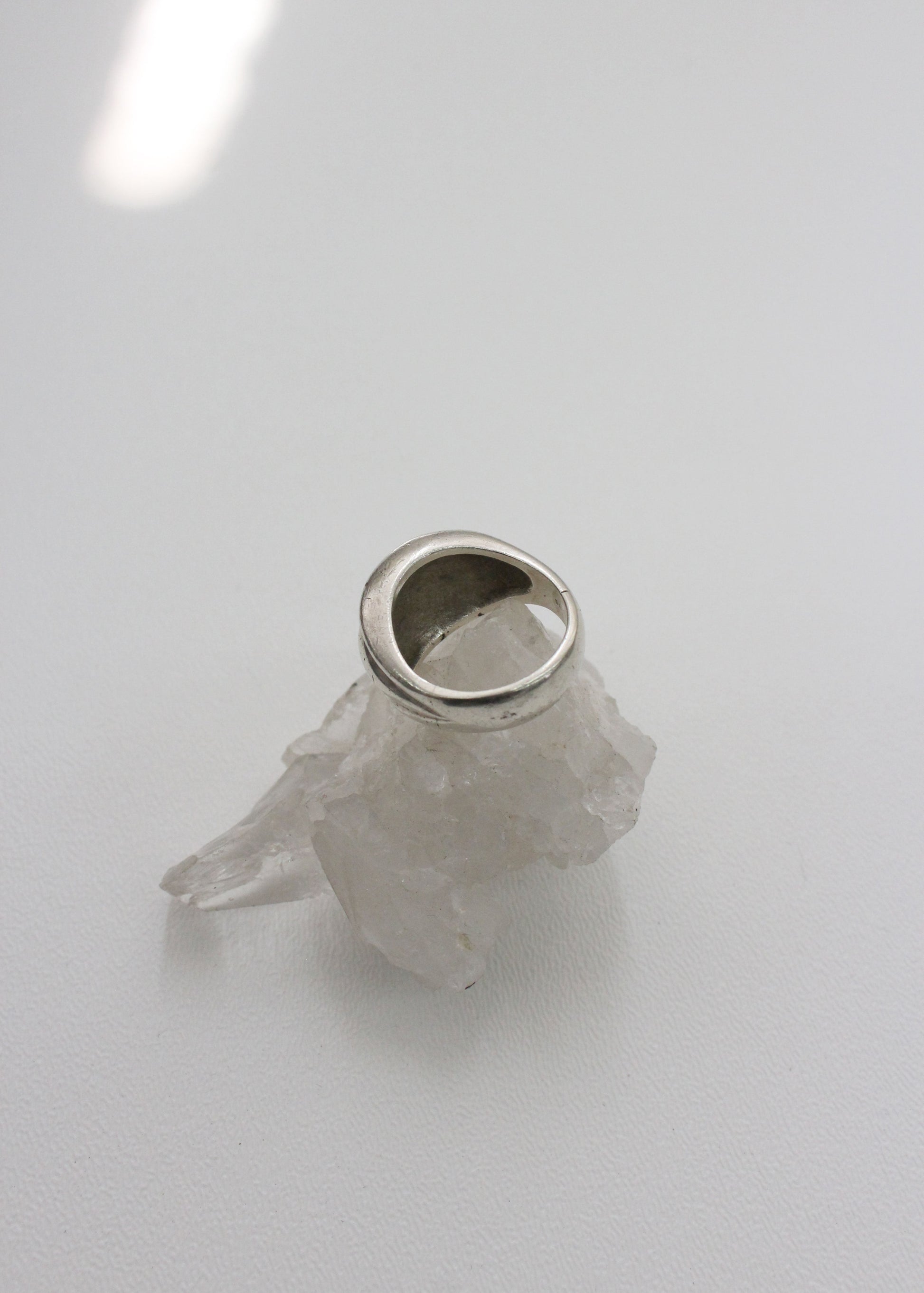 Groove Sterling Silver Ring 7.75
