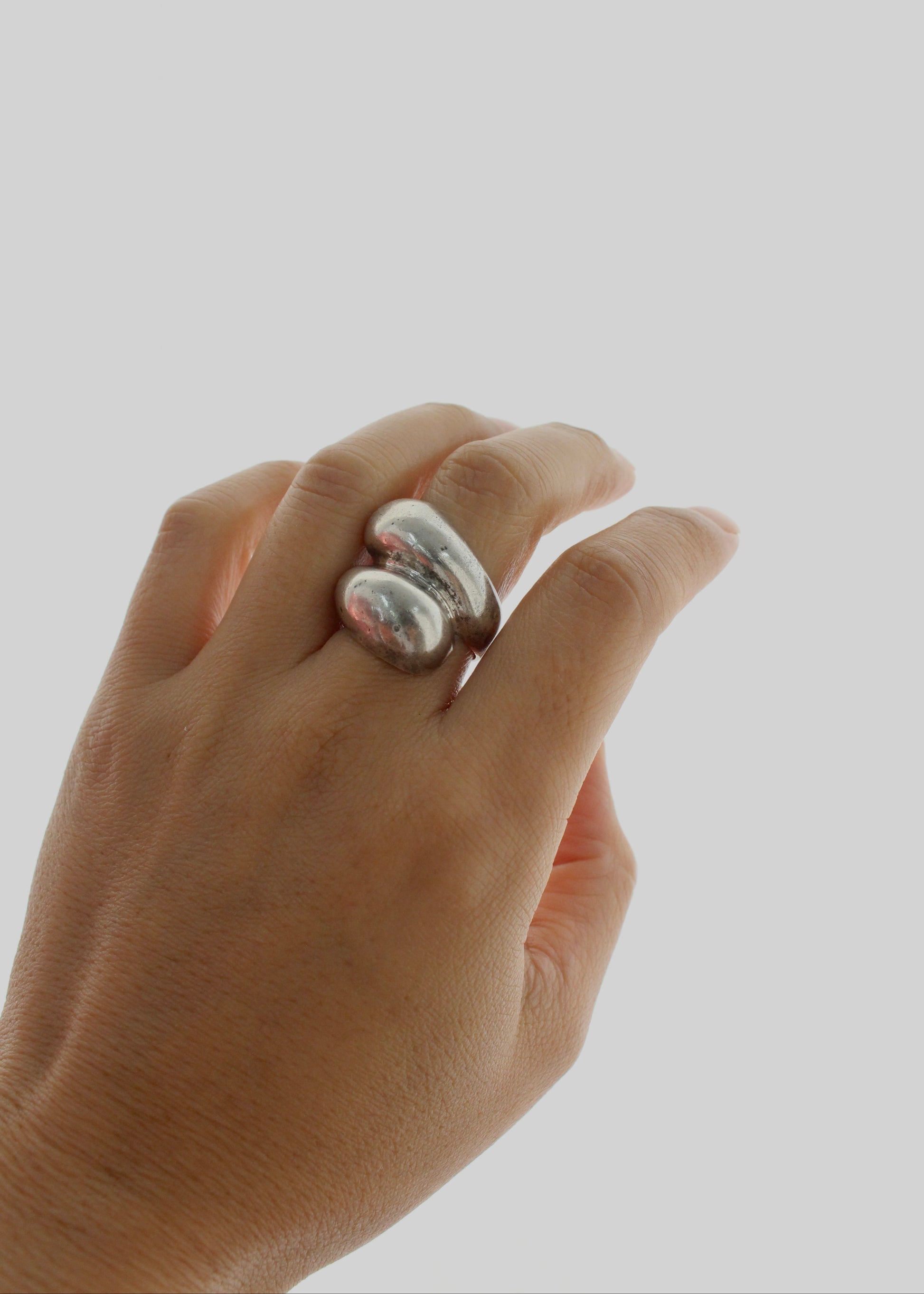 Bold Sterling Silver Ring 6.5