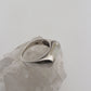 Shell Bar Sterling Silver Ring 7.5