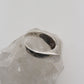 Shell Bar Sterling Silver Ring 7.5
