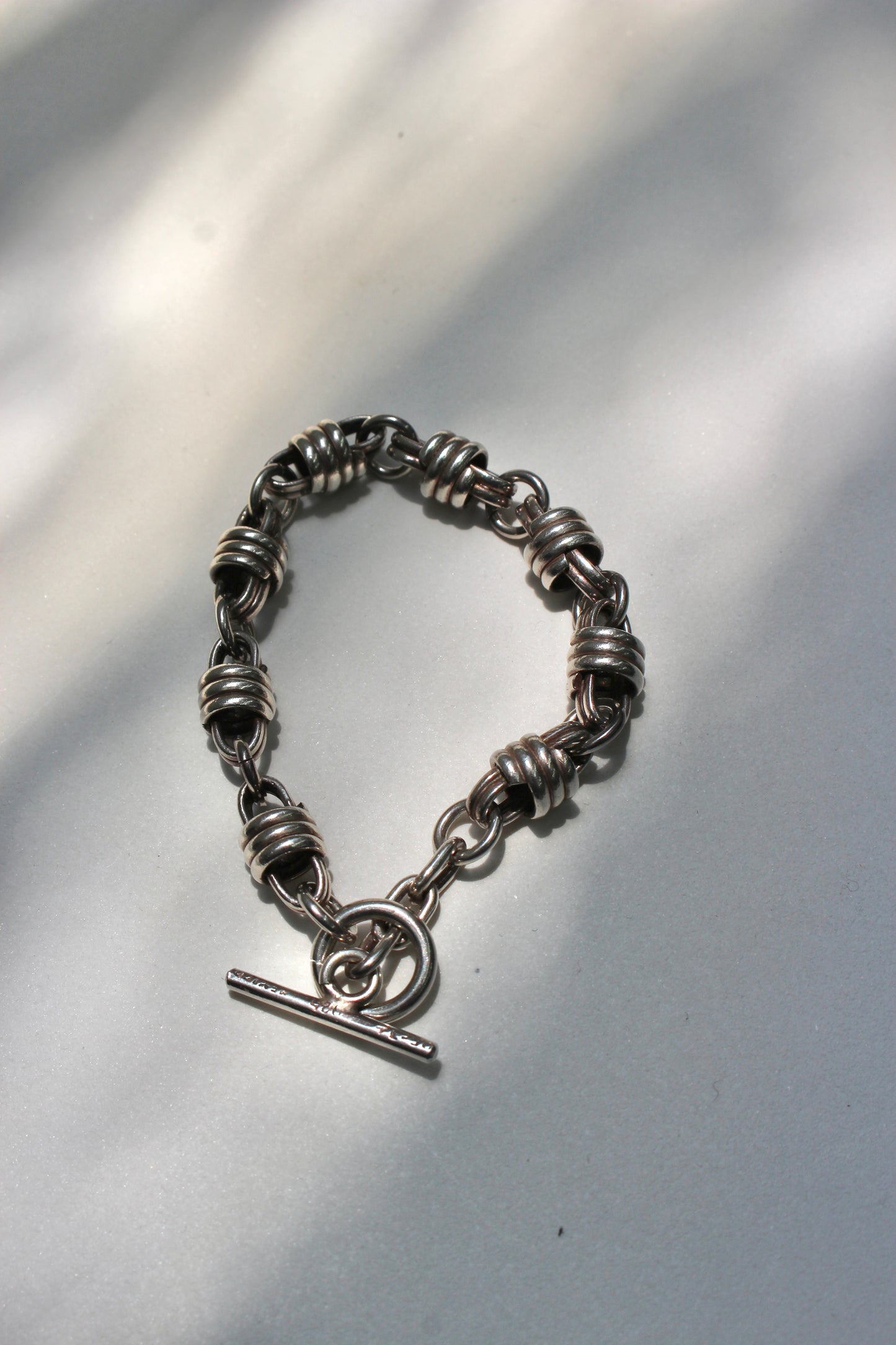 Toggle Chain Bracelet Sterling Silver