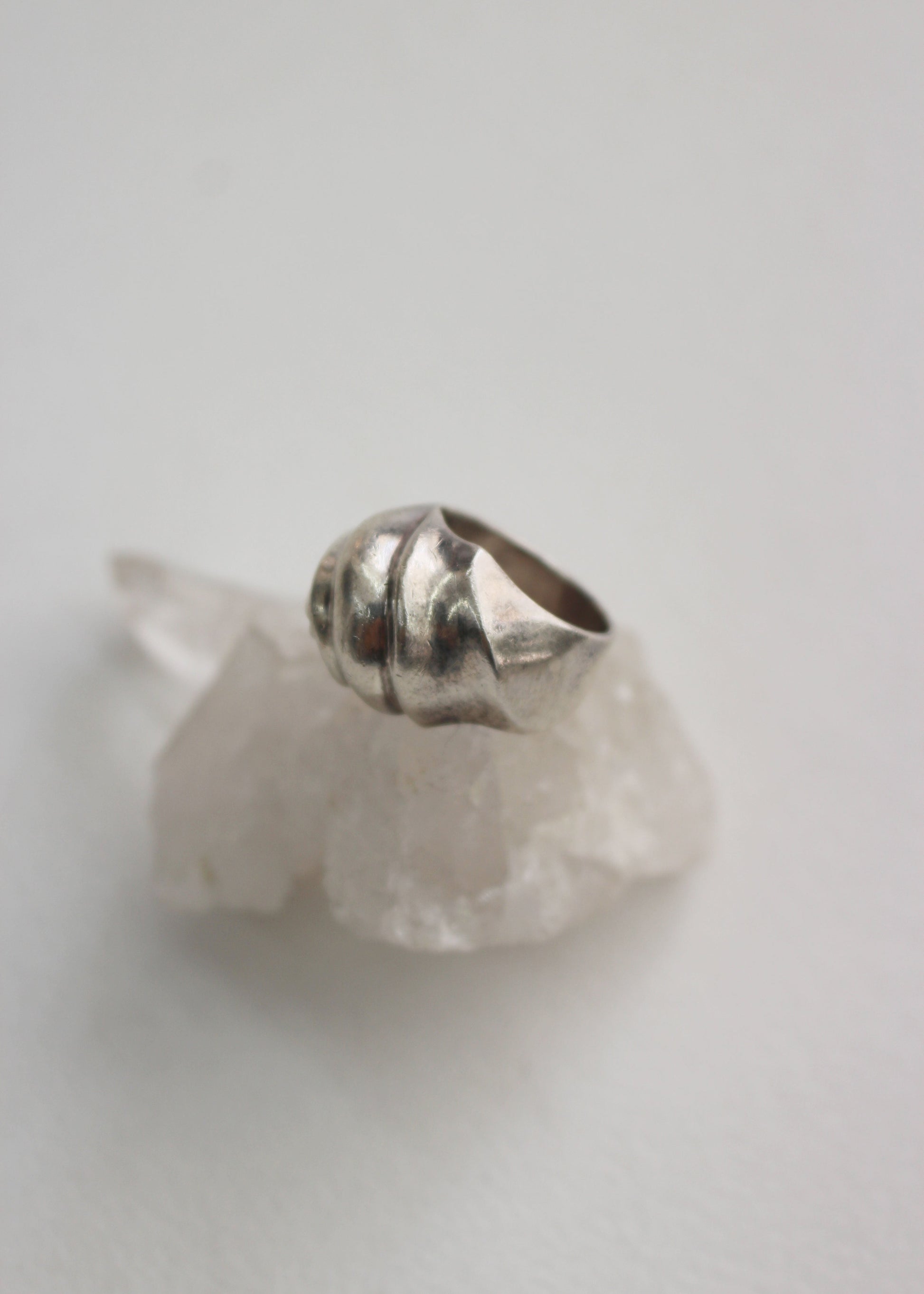Wave Sterling Silver Ring 6
