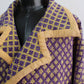 Overshot coat Purple
