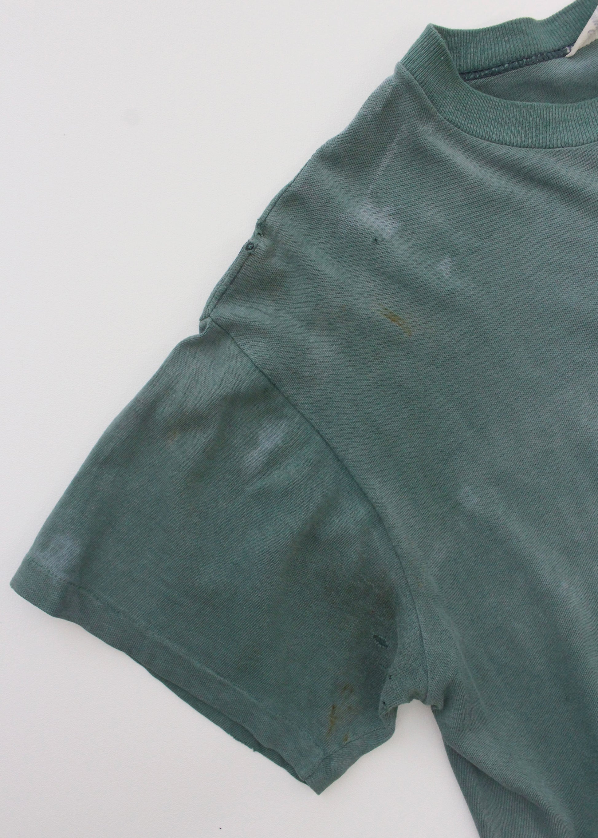 BORO Distressed Tshirt Teal