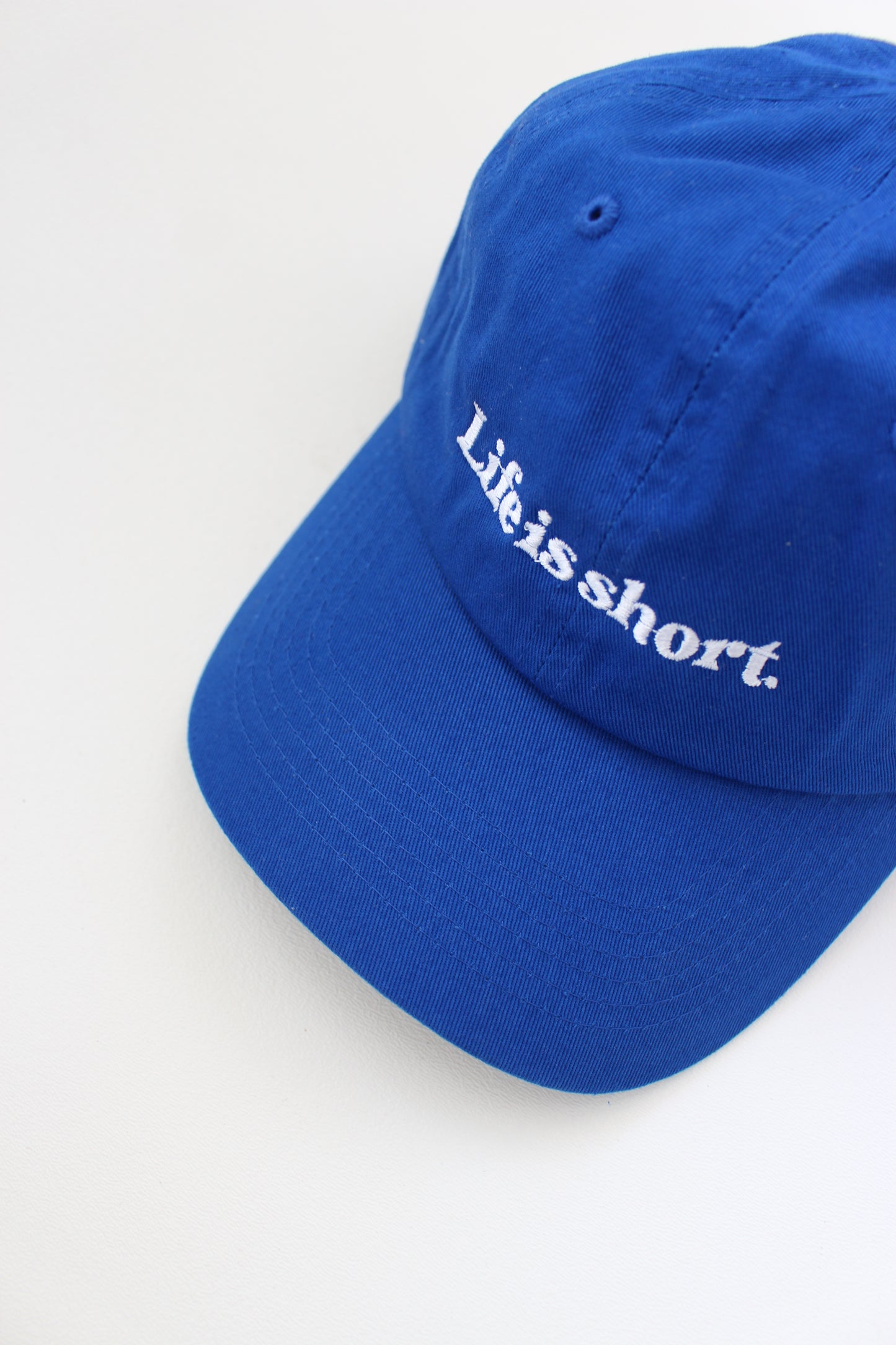 Restocked Life is short. cap