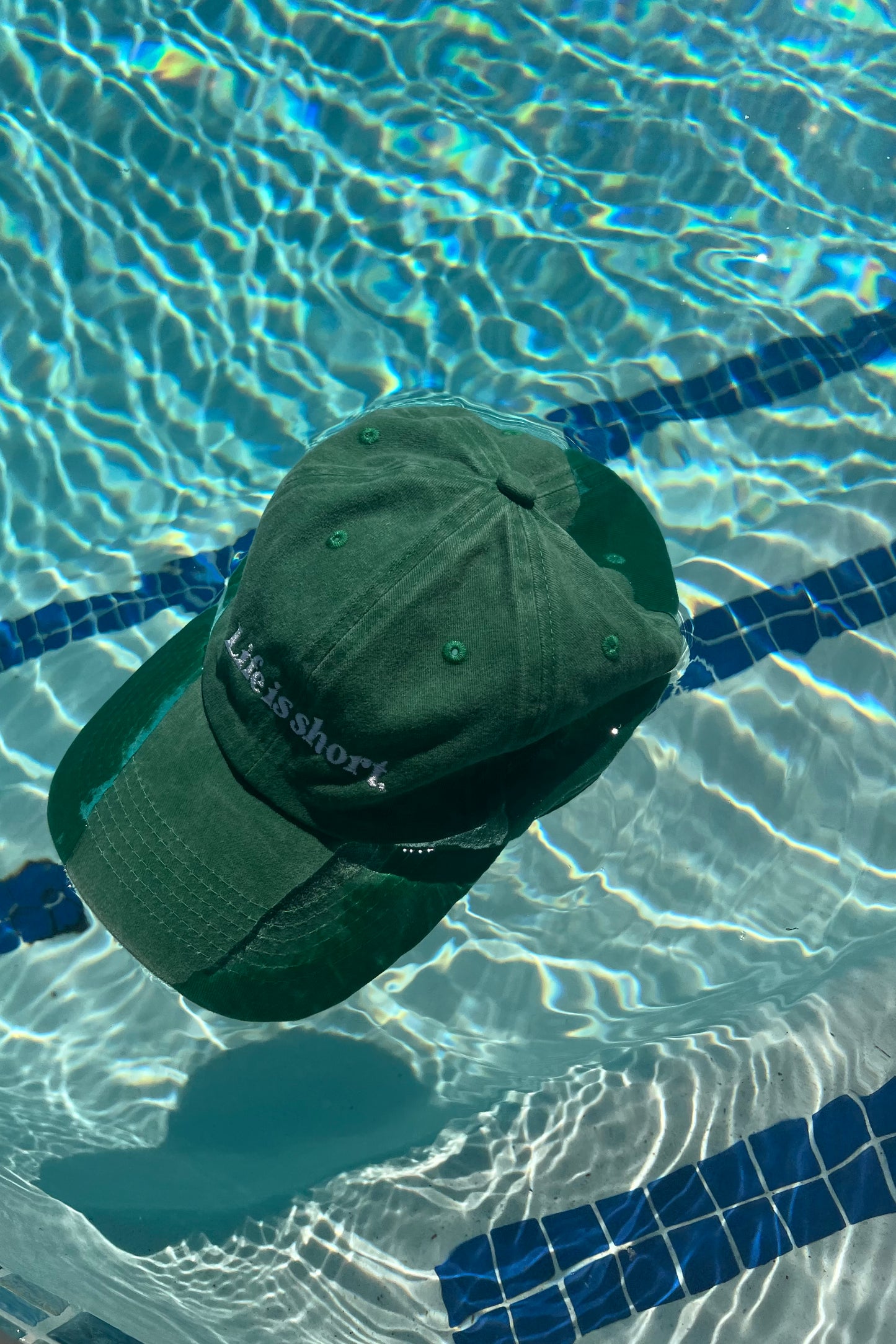 Restocked Life is short. cap