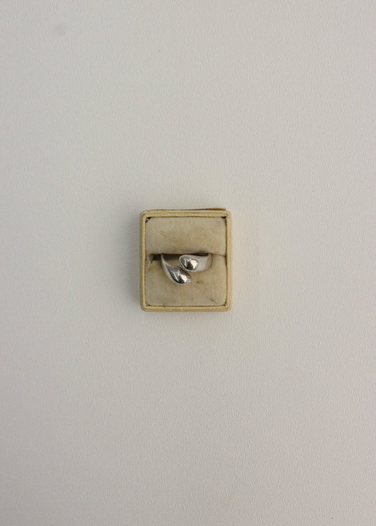 Bypass Sterling Silver Ring 10
