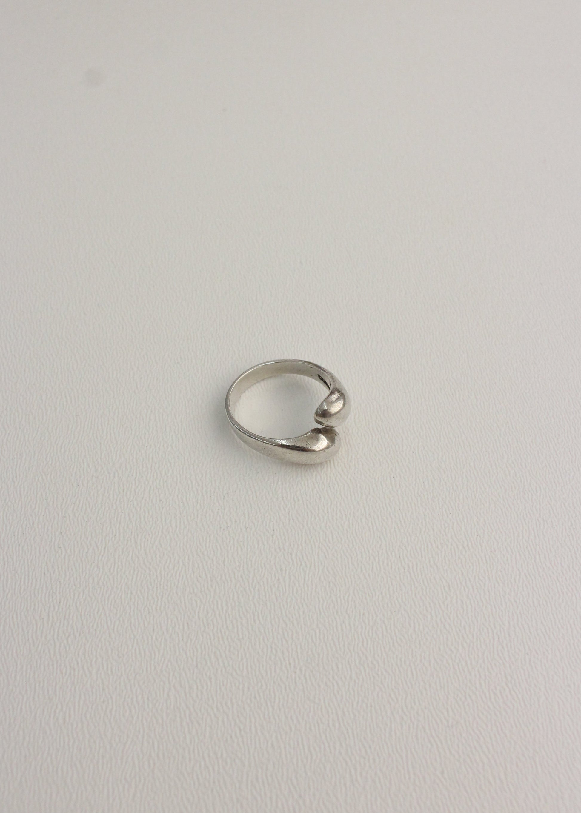 Bypass Sterling Silver Ring 10