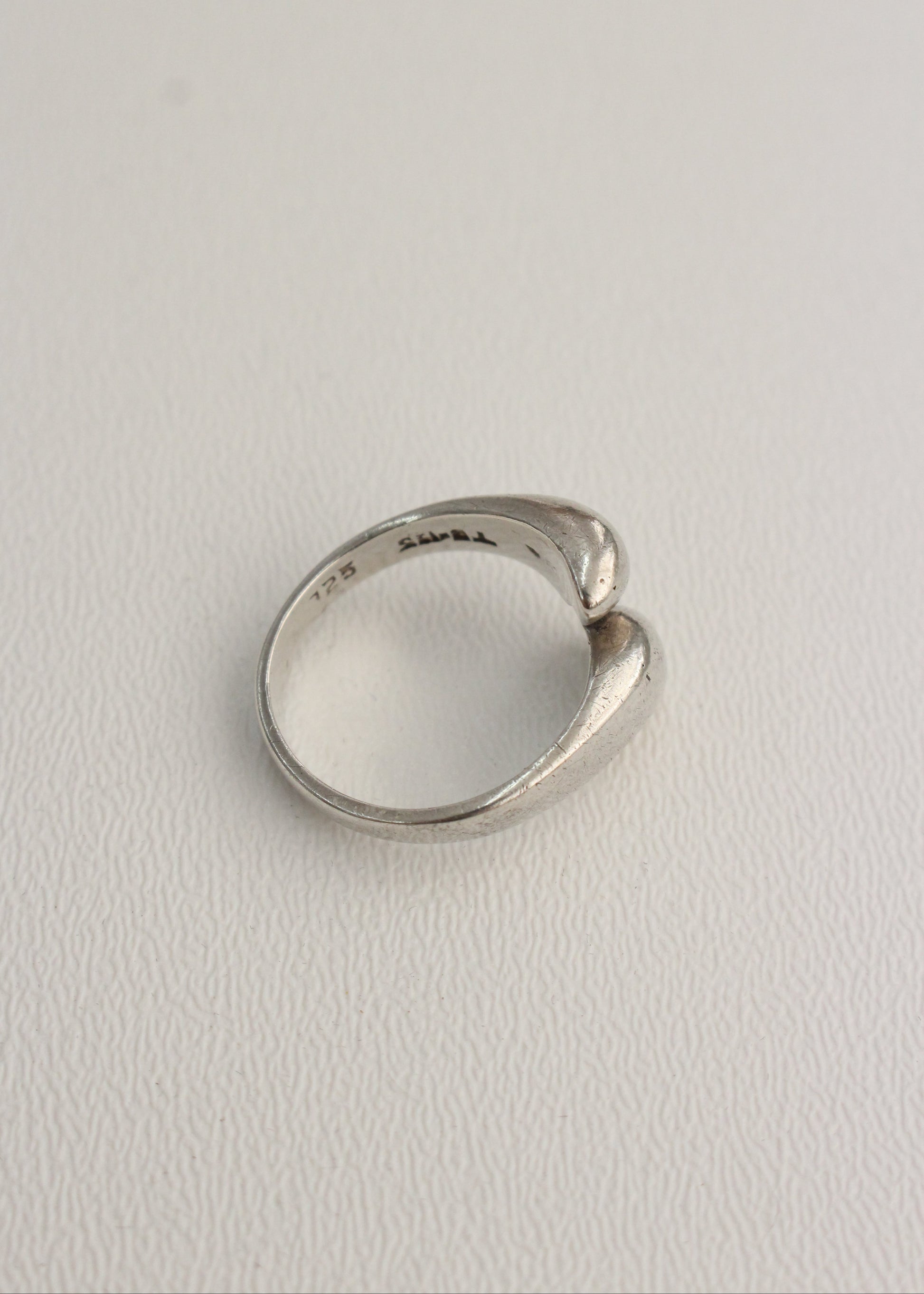 Bypass Sterling Silver Ring 10