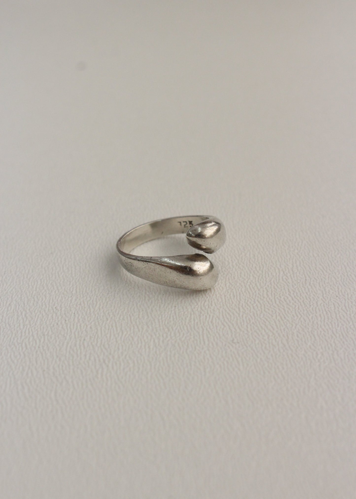 Bypass Sterling Silver Ring 10