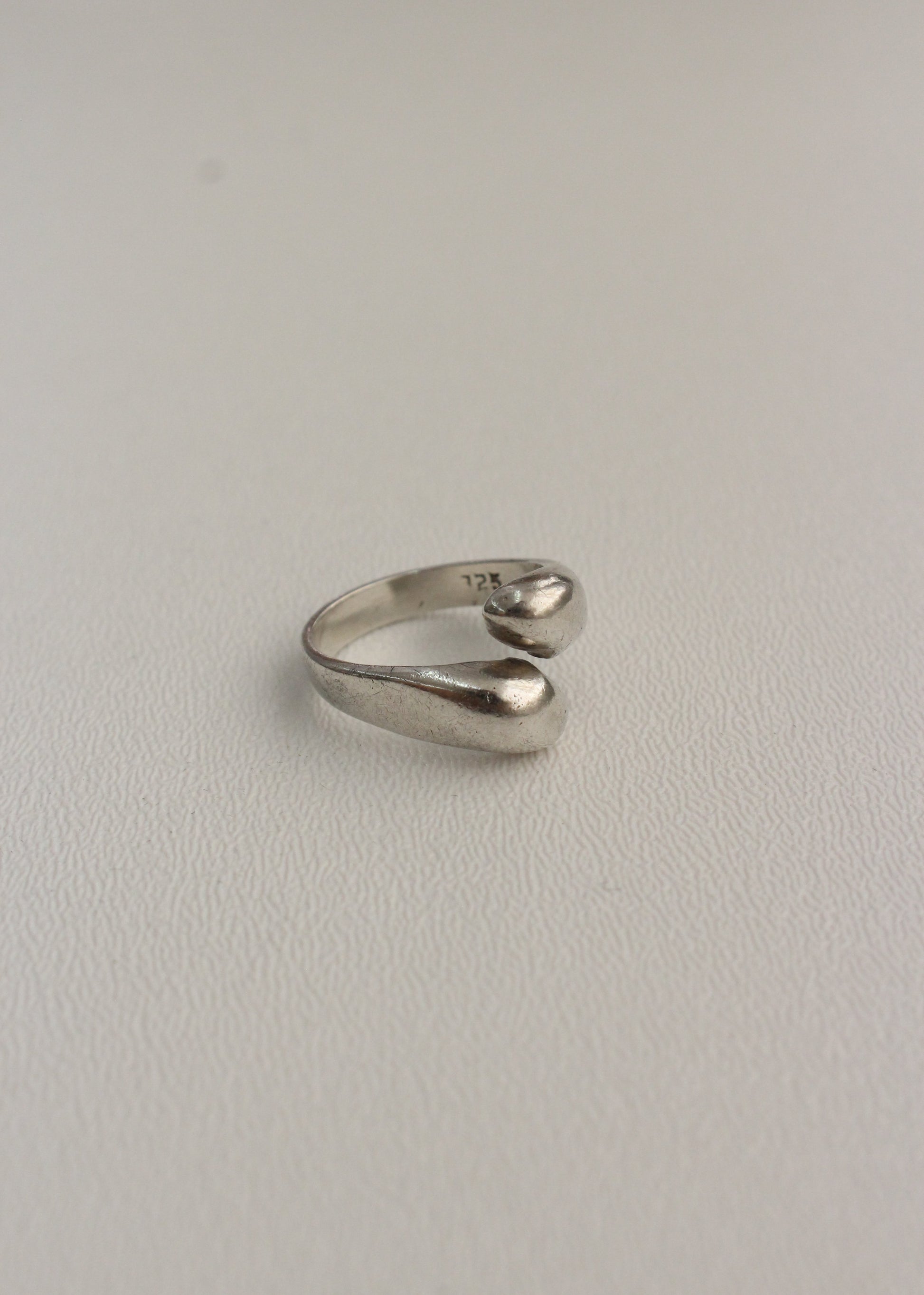 Bypass Sterling Silver Ring 10
