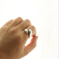 Bypass Sterling Silver Ring 10