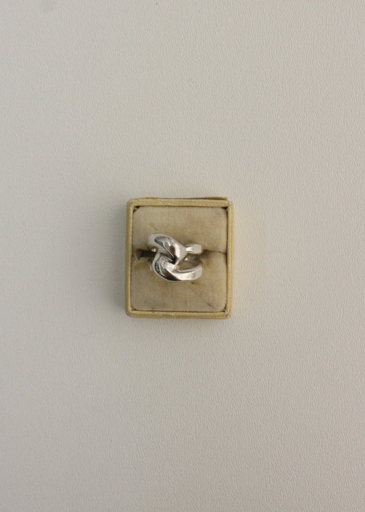 Knot Sterling Silver Ring 7