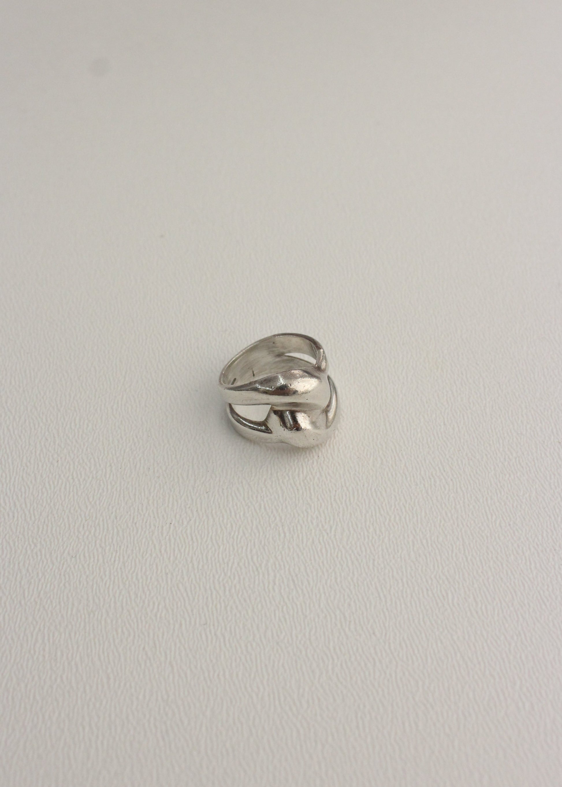 Knot Sterling Silver Ring 7