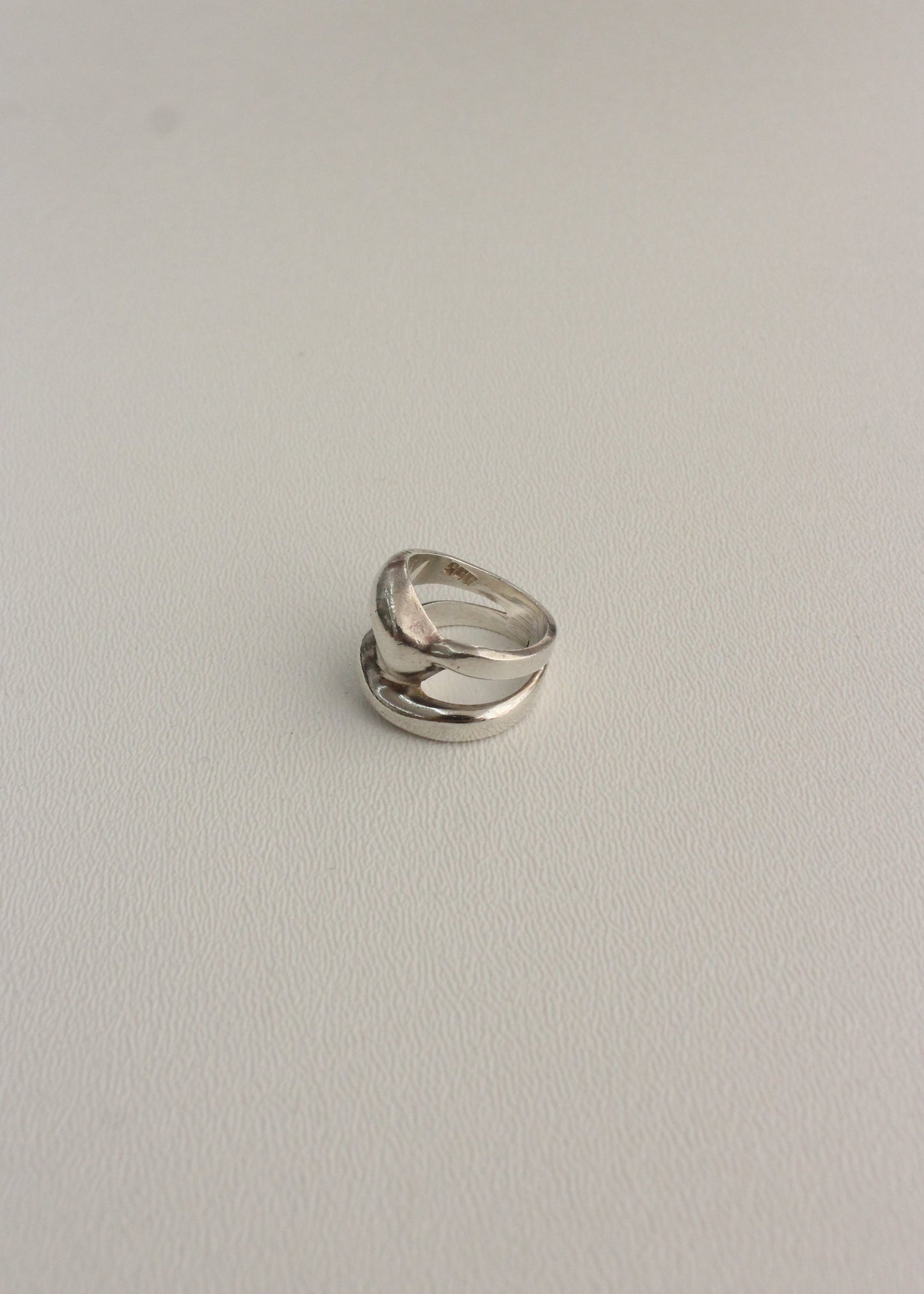 Knot Sterling Silver Ring 7