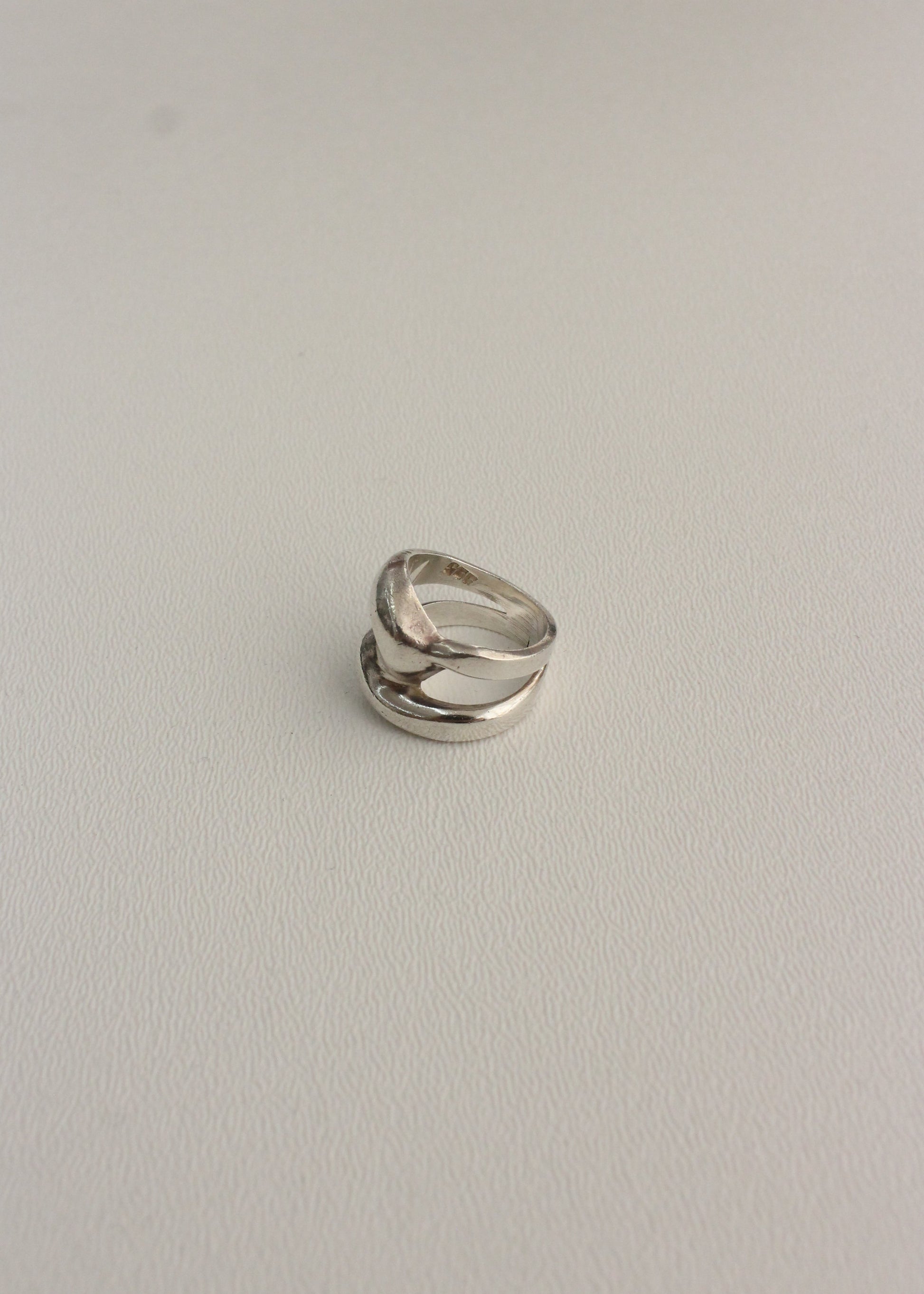 Knot Sterling Silver Ring 7