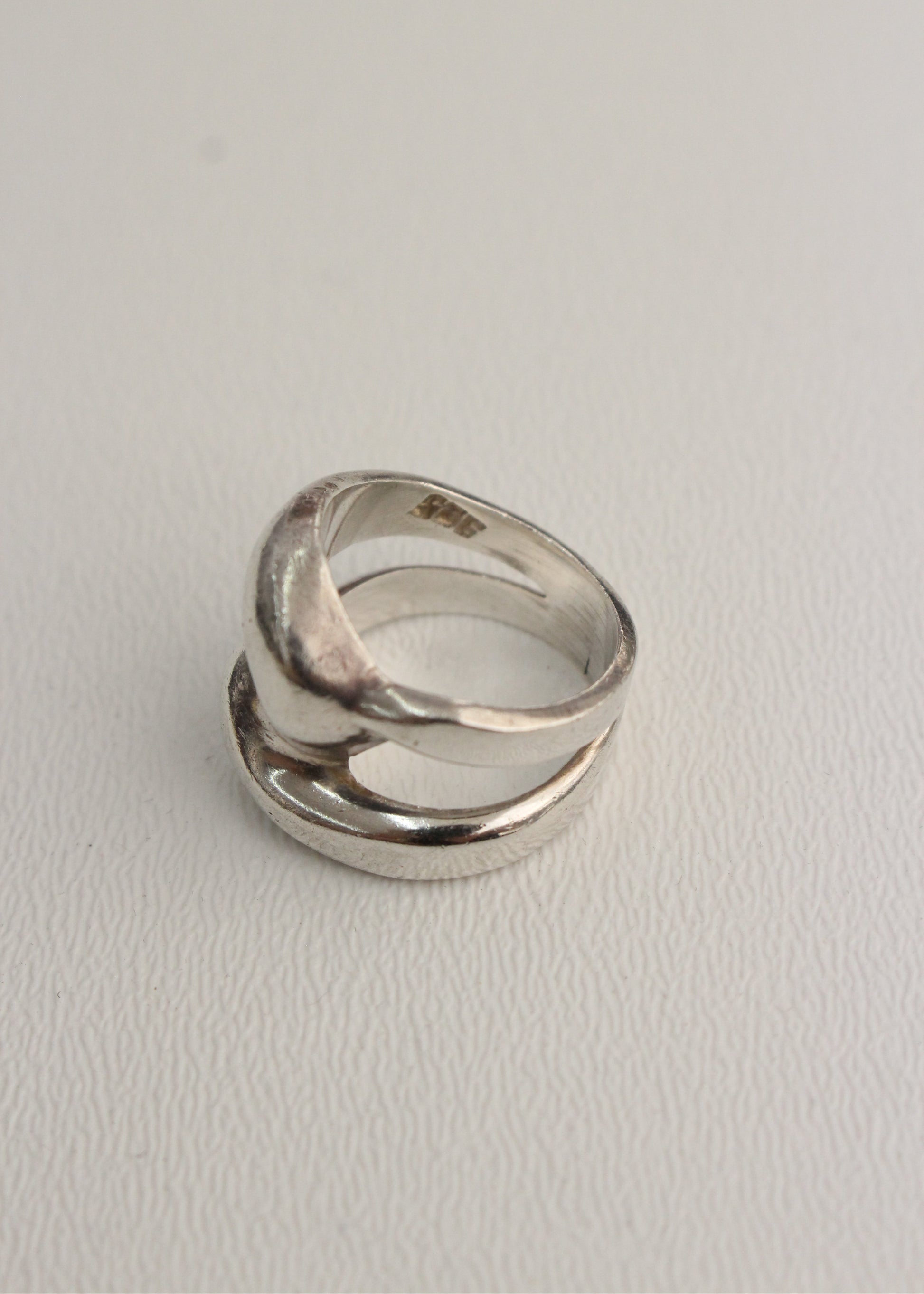 Knot Sterling Silver Ring 7