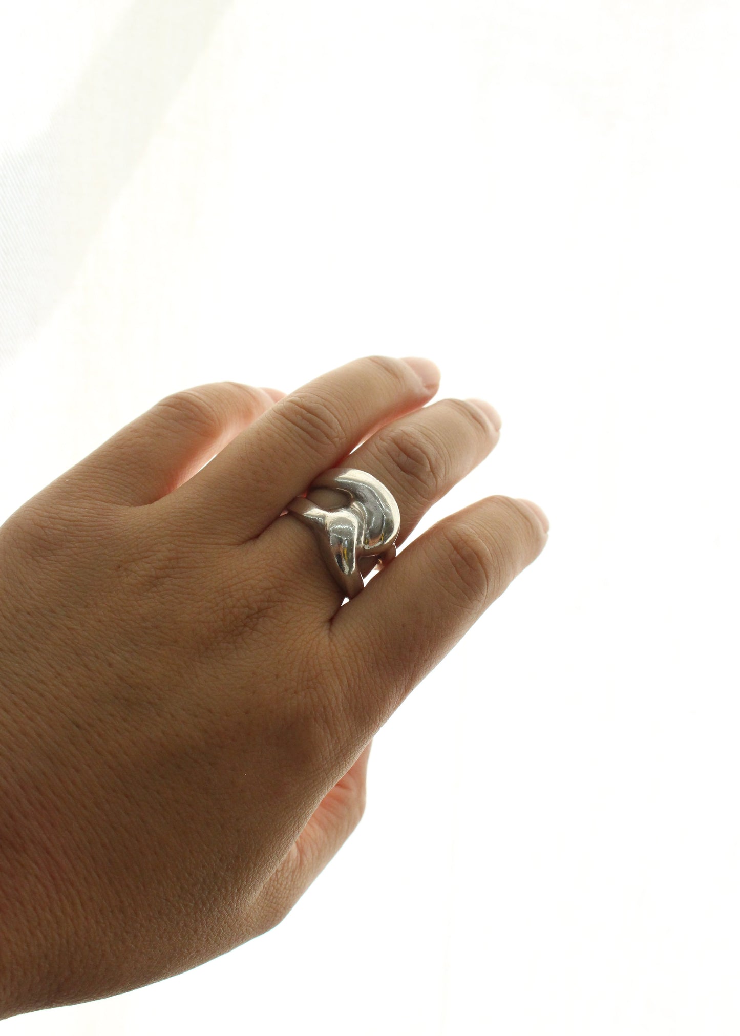 Knot Sterling Silver Ring 7