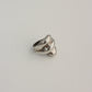 Chunky Cloud Sterling Silver Ring 7.5