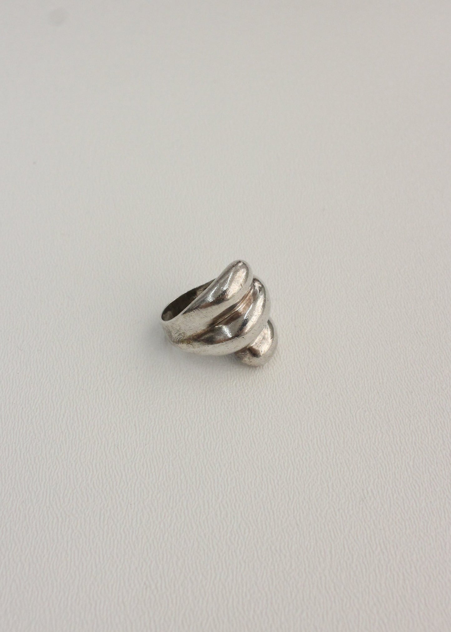 Chunky Cloud Sterling Silver Ring 7.5