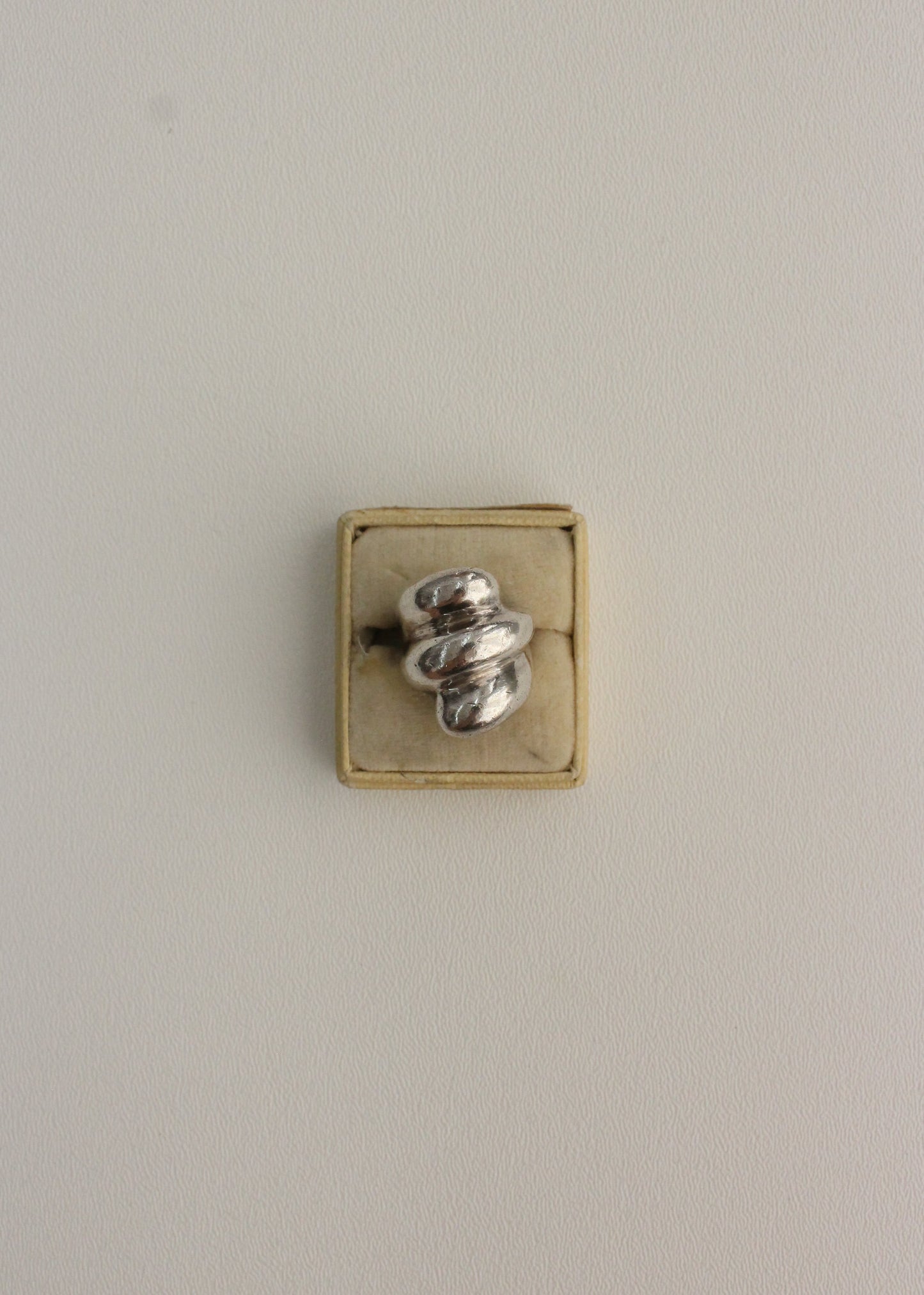 Chunky Cloud Sterling Silver Ring 7.5