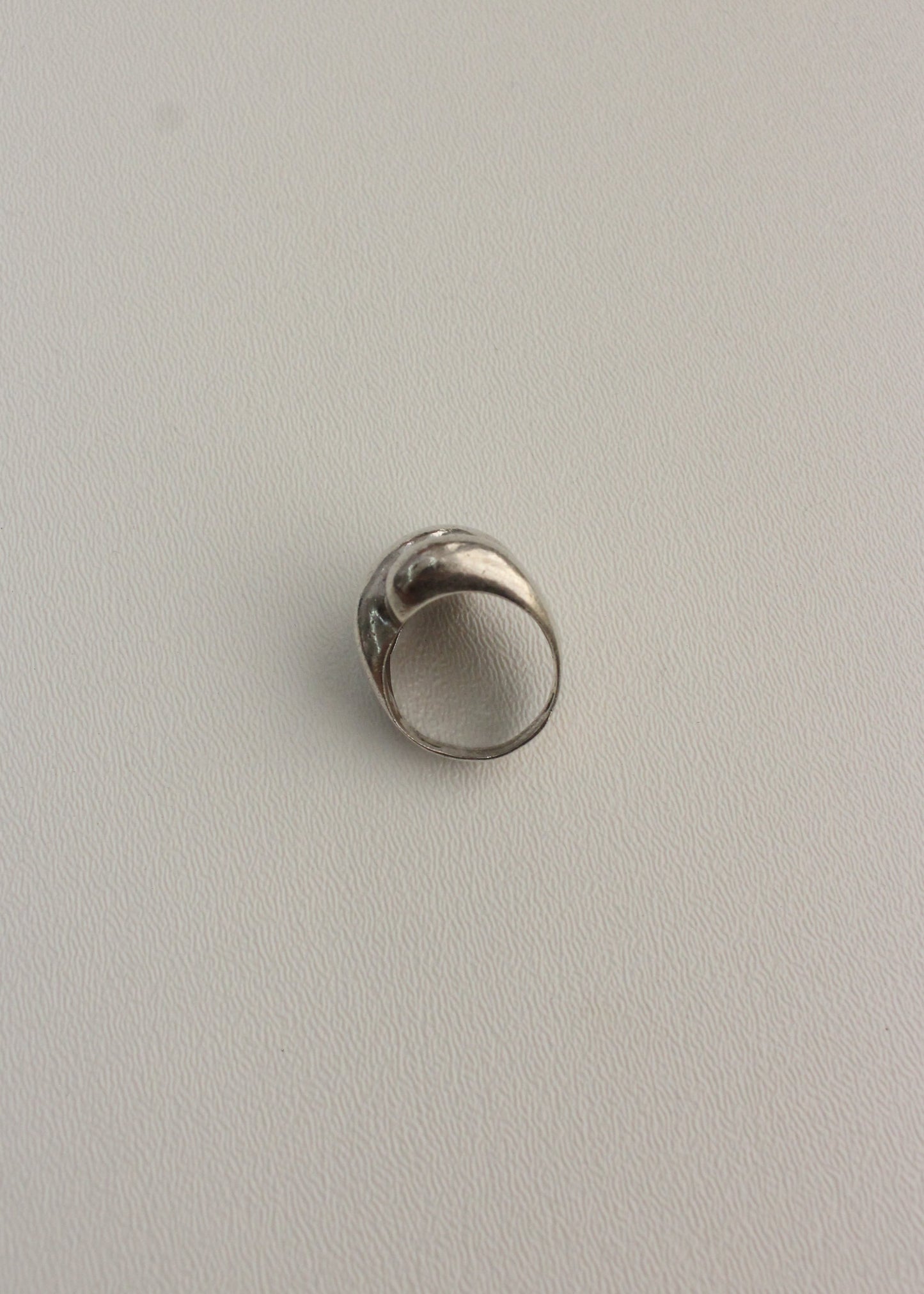 Chunky Cloud Sterling Silver Ring 7.5