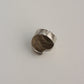 Chunky Cloud Sterling Silver Ring 7.5