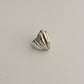 Chunky Shell Sterling Silver Ring 6