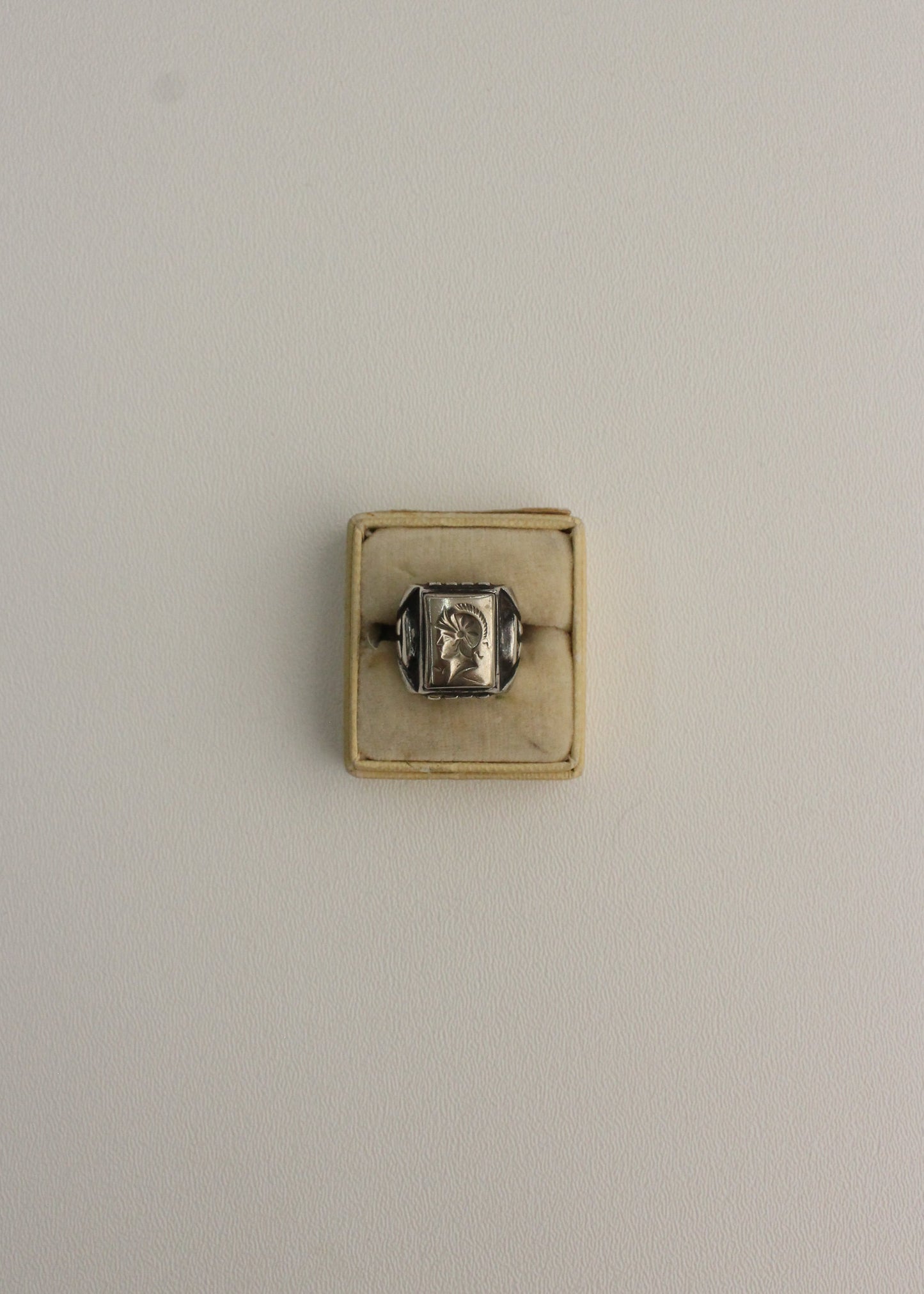 Roman Soldier Sterling Silver Ring 7