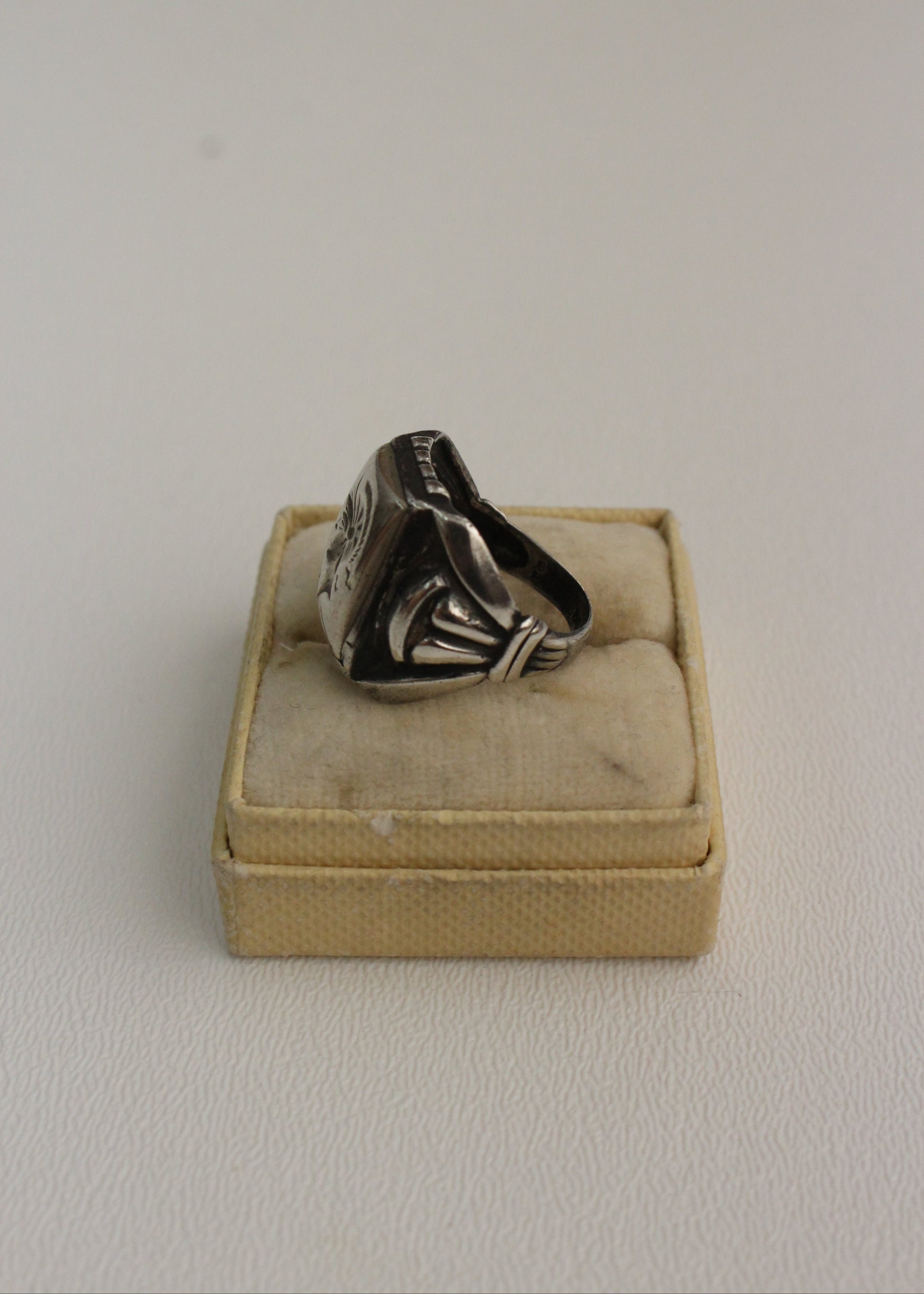 Roman Soldier Sterling Silver Ring 7.25