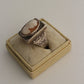 Shell Cameo Sterling Silver Ring 11.5