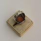 Shell Cameo Sterling Silver Ring 11.5