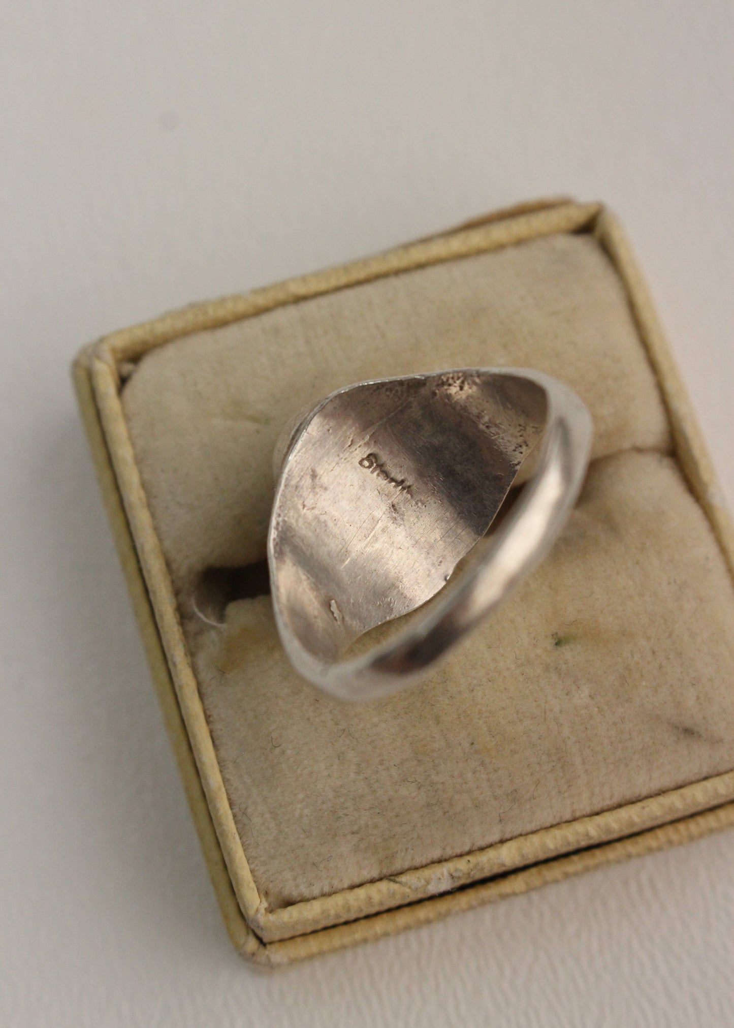 BeigeStone Sterling Silver Ring 10
