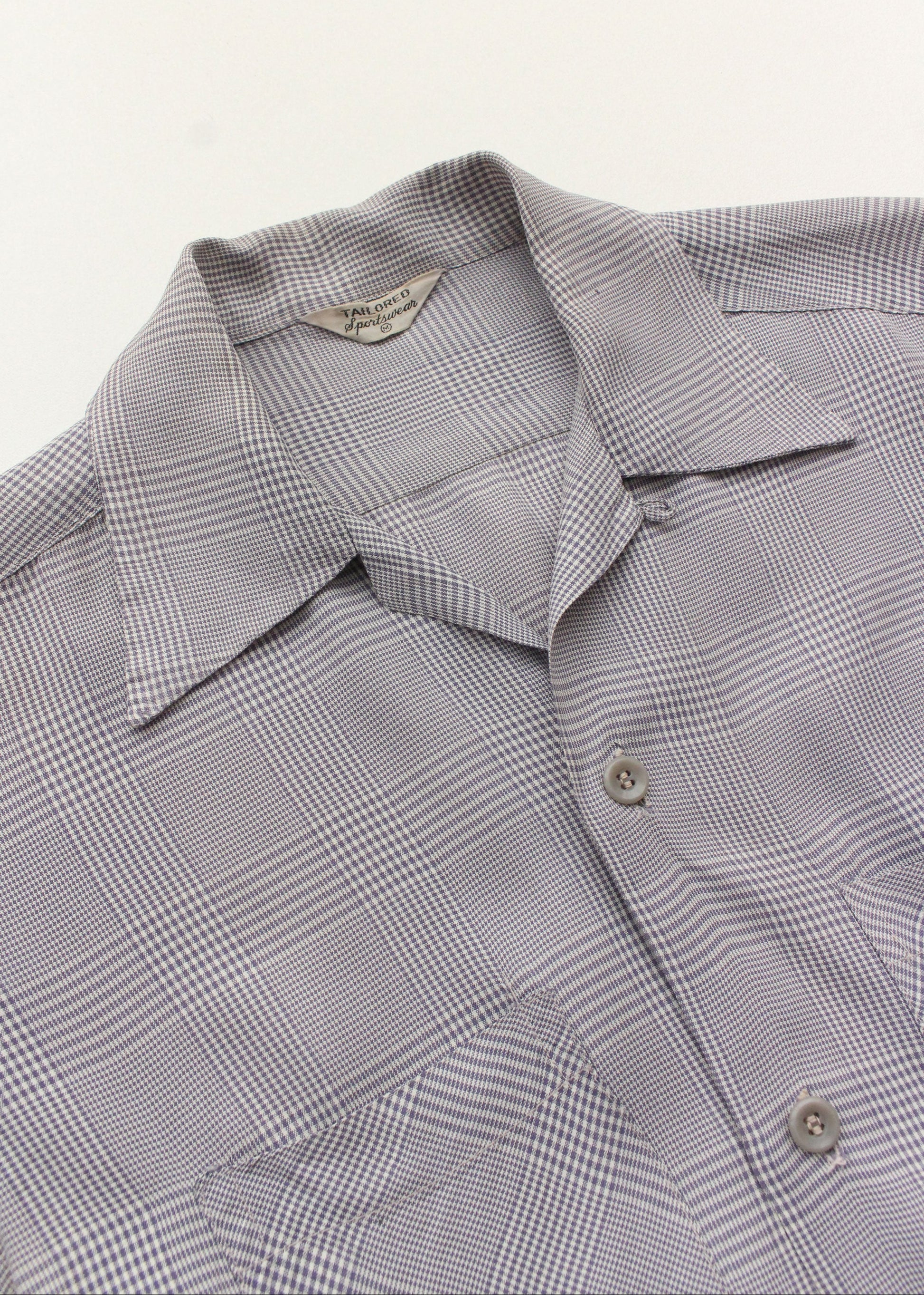 1960s Plaid shirt