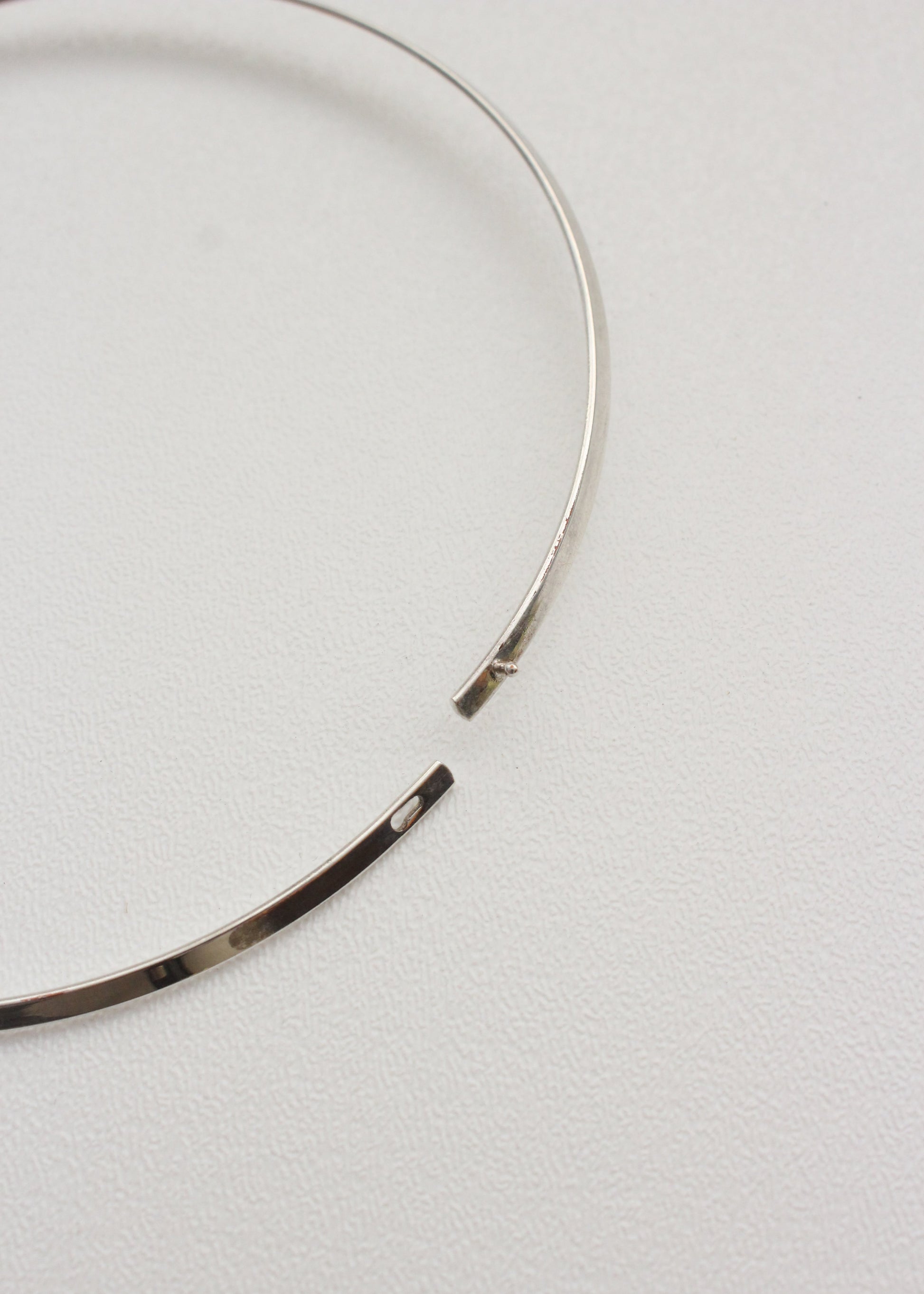Shell Top Sterling Silver Choker
