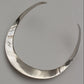 Wide Sterling Silver Choker