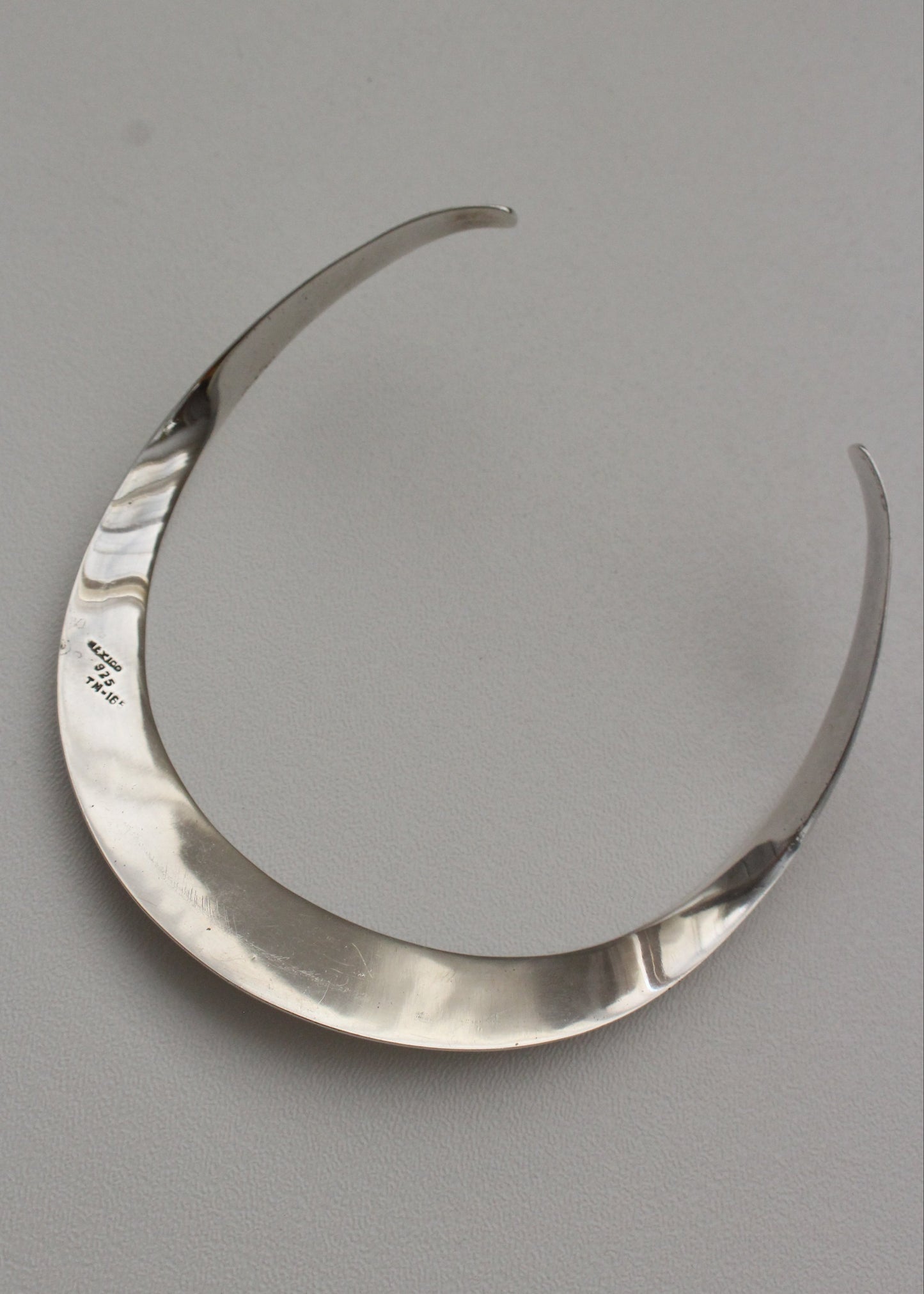 Wide Sterling Silver Choker