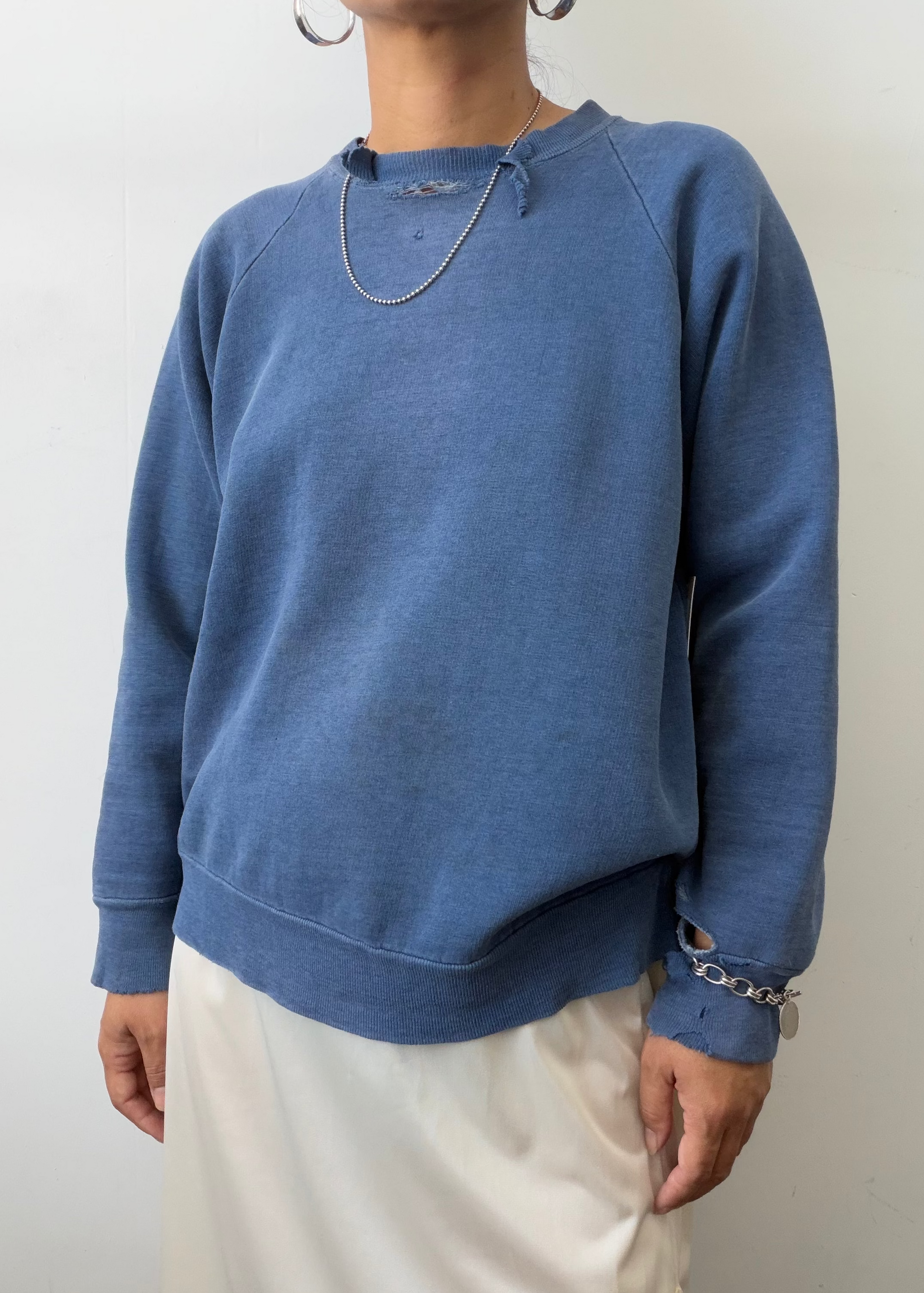 1960s Blue Sweatshirt