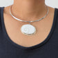 Shell Top Sterling Silver Choker