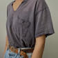 BORO Distressed Tshirt Navy