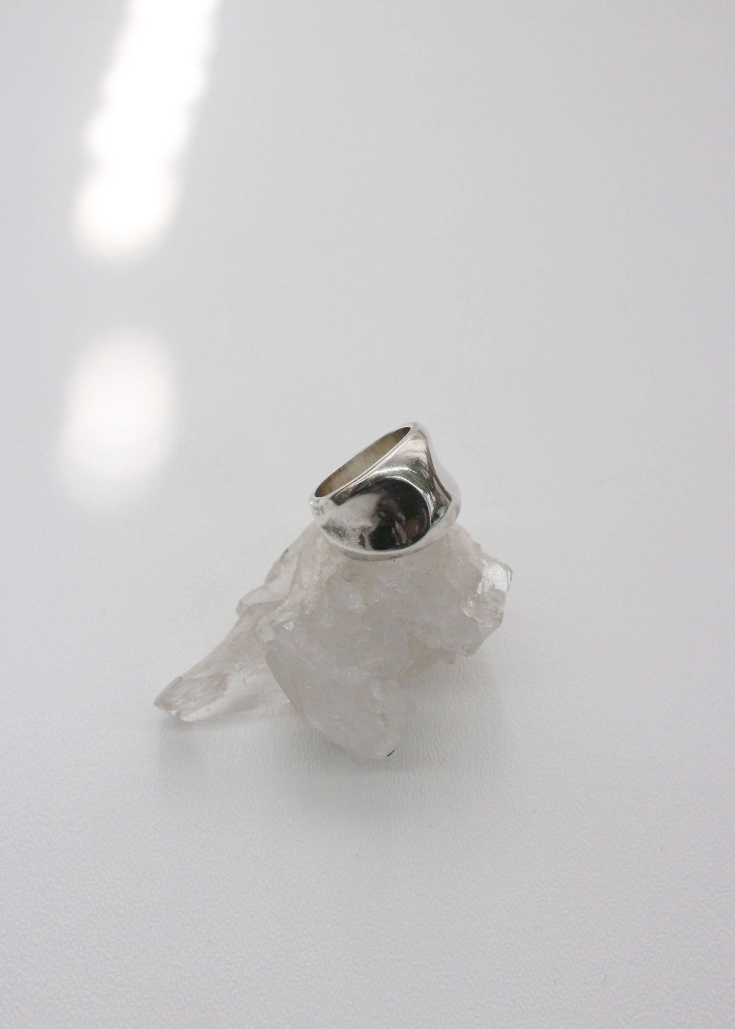 Molten Sterling Silver Ring 6.5